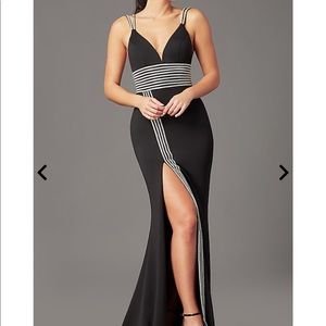 Black and silver rhinestone dress *never been worn